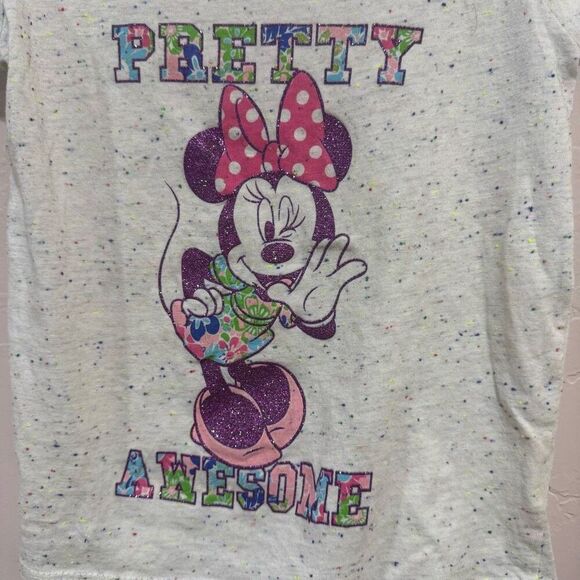 Disney Minnie Mouse Pretty Awesome 4T Shirt - Picture 2 of 5
